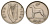 Ирландия 6 пенсов 1956 собака, ирландский волкодав KM 13a медно-никель 4682-553