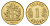 Исландия 1 крона 1969 KM 12a никель латунь UNC 4691-445