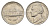 США 5 центов 1989 P, Джефферсон KM A192 медно-никель 4637-643