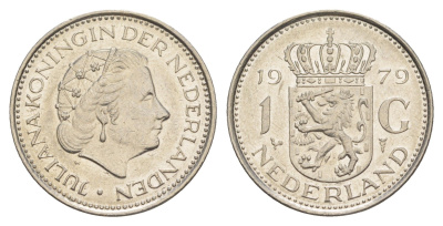 Нидерланды 1 гульден 1979 Юлиана (1948-1980) KM 184a никель UNC 4646-942