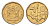 ЮАР 10 центов 1990 герб, цветок алоэ KM 135 сталь плакированная бронзой UNC 4694-634