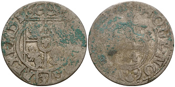 Польша 3 полкера (3 полторака - 1 крейцер) ND (1620-1627) Сигизмунд III Ваза (1587-1632) KM 41 серебро 4158-1111