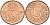 Швеция 5 эре 1980 Карл XVI Густав (1973- ) KM 849 бронза UNC 4585-341