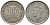 Британская Малайя 10 центов 1950 Георг VI (1937-1952) KM 8 медно-никель 4549-636