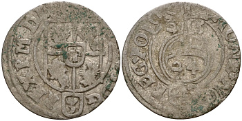 Польша 3 полкера (3 полторака - 1 крейцер) 1625 Сигизмунд III Ваза (1587-1632) Gorecki B.25, KM 41 серебро 4160-161