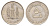 ОАЭ 50 филсов 1989 нефтяные вышки KM 5 медно-никель 4681-431