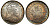 Гонконг 10 центов 1902 Эдуард VII (1901-1910) KM 13 серебро UNC 91-757
