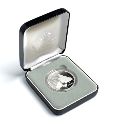 Австралия 5 долларов 2009 150 лет штату Квинсленд, коробка, сертификат, серебро KM NEW PROOF 2-5-2-1