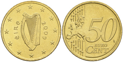 Ирландия 50 евроцентов 2009 KM 37 нордик 4148-555