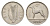 Ирландия 6 пенсов 1939 собака, ирландский волкодав KM 13 никель 73-622