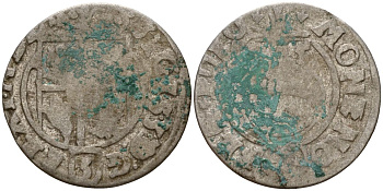 Польша 3 полкера (3 полторака - 1 крейцер) 1625 Сигизмунд III Ваза (1587-1632) Gorecki B.25, KM 41 серебро 4158-1022