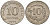 Индонезия 10 рупий 1971 KM 33 медно-никель 4154-1158