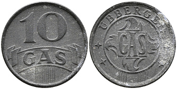 Нидерланды, Харлинген жетон на газ в 10 центов ND (1942) 99-1146