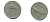 Малайзия 10 сенов 1996 цветок KM 51 медно-никель 176-764