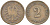 ГЕРМАНИЯ 2 ПФЕННИГА 1876 A, СТАРОГЕРБОВКА KM 2, J. 2, Weege 3 медь 212-646