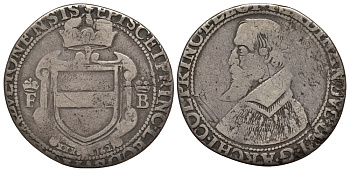 Бельгия, Льеж 30 штюберов 1621 княжество Льеж Dalm. 467, Mignolet 591 серебро 00-811-56