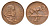 ЮАР 2 цента 1967 Ян ван Рибек (1619-1677), Suid Africa, легенда на африкаанс, антилопа гну KM 66.2 бронза 4122-151