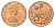 Остров Мэн 1 пенни 1980 Елизавета II (1952-2022) KM 59 бронза UNC 4655-336