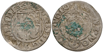 Польша 3 полкера (3 полторака - 1 крейцер) 1622 Сигизмунд III Ваза (1587-1632) Gorecki B.22 серебро 4158-1242