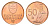 Словакия 50 геллеров 2001 KM 35 сталь плакированная медью UNC 39-1054