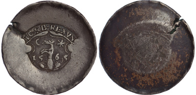 Венгрия 1 талер (нотталер) 1565 герцогство Зибенбюрген, Йоган II Сигизмунд (1559-1571) Dav. 8796, Resch 42 серебро 10-010-34