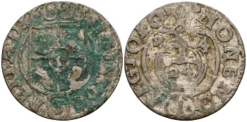 Польша 3 полкера (3 полторака - 1 крейцер) 1624 Сигизмунд III Ваза (1587-1632) Gorecki B.24, KM 41 серебро 4158-951