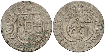 Польша 3 полкера (3 полторака - 1 крейцер) 1622 Сигизмунд III Ваза (1587-1632) Gorecki B.22, KM 41 серебро 4158-855