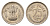 Индия 25 пайс 1975 KM 49.4 медно-никель UNC 4697-832