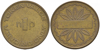 АНГЛИЯ 1 ПЕНС ND ИГРОВОЙ ЖЕТОНЕ BELL-FRUIT, ТОКЕН желтый металл 4949-513