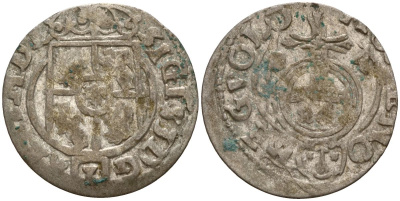 Польша 3 полкера (3 полторака - 1 крейцер) 1624 Сигизмунд III Ваза (1587-1632) Gorecki B.24, KM 41 серебро 4160-151
