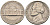 США 5 центов 1972 D, Джеферсон КМ А192 медно-никель 4573-144