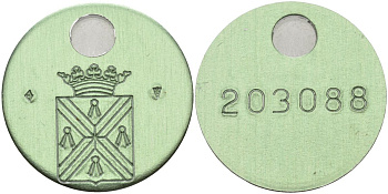 Нидерланды, Вихен жетон ND 203088 4368-613