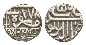 Индия, княжество Кач 1 кори 1645-1654 Кхенгарджи II KM?20 серебро 4178-118