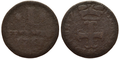 ПИРМОНТ 1 ПФЕННИНГ 1761 КАРЛ АВГУСТ ФРИДРИХ (1728-1763), ГОД ТИП KM C#1 медь 1517-631