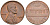 США 1 ЦЕНТ 1968 D, ЛИНКОЛЬН KM 201 медь цинк 187-632