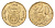 ЮАР 20 центов 2003 герб, цветок протея KM 327 сталь плакированная бронзой UNC 4687-555