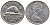 Канада 5 центов 1974 бобр, Елизавета II (1952-) KM 60.1 никель 4364-2437