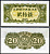 Северная Корея 20 чон 1947 Pick 6 b бумага UNC (пресс) 2192-18-1-1