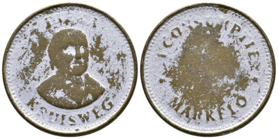 Нидерланды жетон 1994-2008 Dieka Kruisweg, 1 Consumtie,  Markelo  латунь    4603-1042