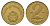 Венгрия 2 форинта 1974 ВР KM 591 латунь UNC 4146-831