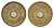 Япония 5 йен 1971 Yr. 46, Хирохито (1926-1989) Y 72a латунь 4701-1155