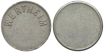 Германия, Вертхайм 10 пфеннигов? ок. 1920 Баден-Вюртемберг, нотгельд медно-никель 4119-516