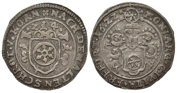 Эрфурт 1 грош 1622 KM 40 серебро 1522-742