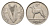 Ирландия 6 пенсов 1935 собака, ирландский волкодав KM 5 никель 73-116