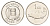 Исландия 1 крона 2007 треска KM 27a сталь плакированная никелем UNC 4691-617