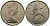 Великобритания 10 пенсов 1976 Елизавета II (1952-2022) KM 912, Spink 4231 (F1) медно-никель 4384-844