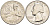 США 25 центов (квотер) 1976 200 лет независимости (1776-1976), Вашингтон, барабанщик KM 204 медь плакированная медно-никелем 4519-533