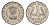 Индия 1/4 рупии 1955 KM 5 никель UNC 3458-662