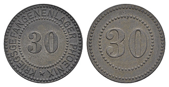 Херде (Пруссия) 30 пфеннигов ND Men05 11722.7, Men18 14670.7 цинк 1531-923