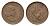 ЮАР 1 цент 1966 Ян ван Рибек (1619-1677), South Africa, легенда на африкаанс, капские воробьи KM 65.1 бронза 4690-1149